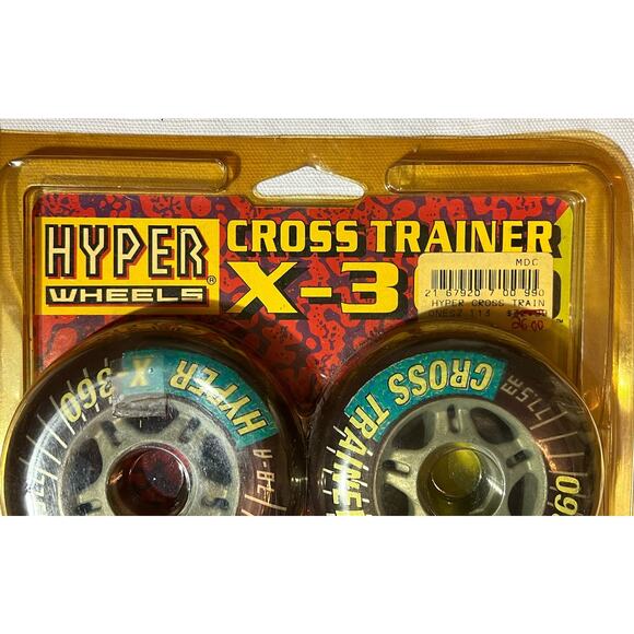 New Hyper Wheels Cross Trainer X-360 77.5mm Fitness All Surface Conditions 78A - Picture 2 of 7